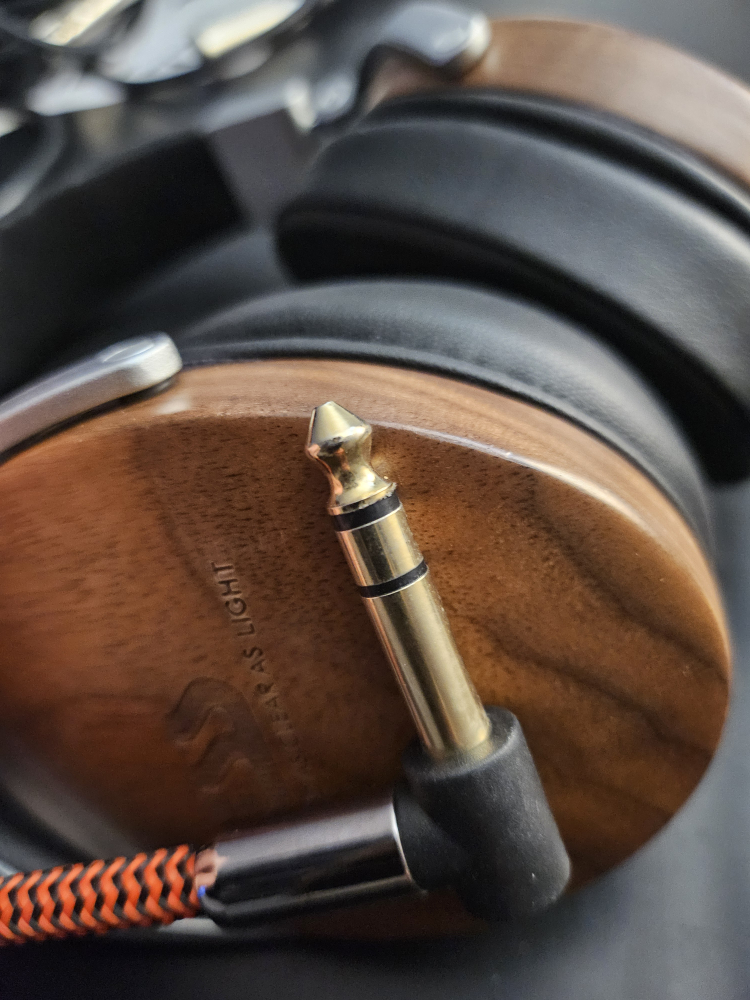 ESS Headphones - Walnut Wood & Grey Metal