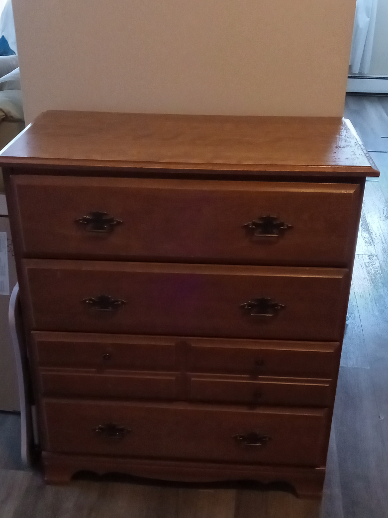 Four-Drawer Wooden Chest