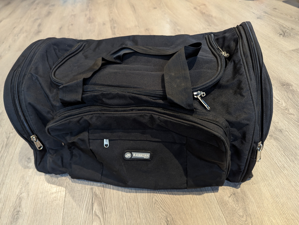 Black Duffel Bag - Great for Travel or the Gym