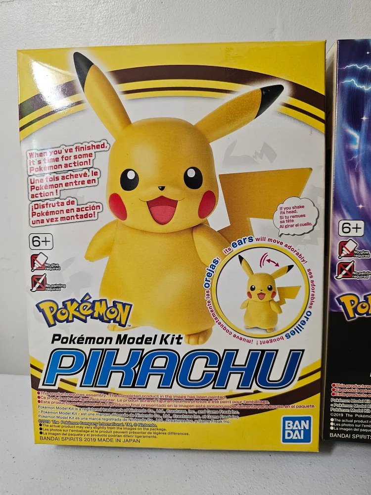 Pokemon Model Kits (Pikachu, Mewtwo, Eevee) image indicator(2)