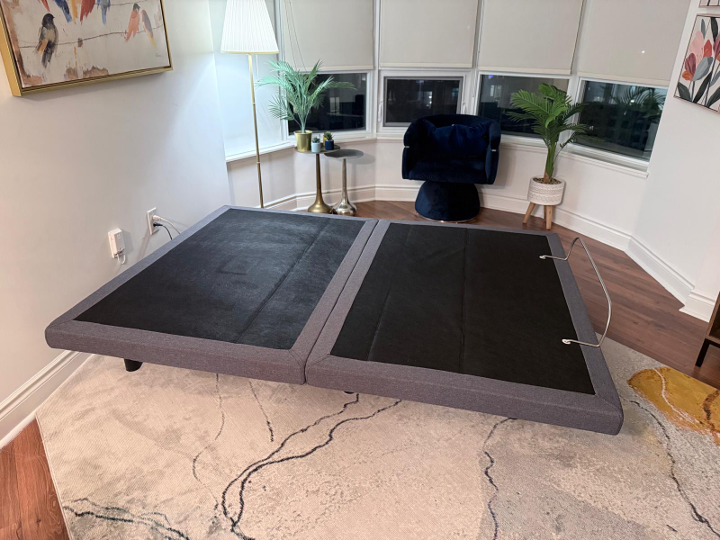 Adjustable Queen Bed Base - (with bonus table!) - photo 4