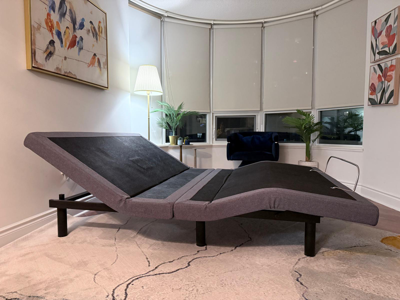 Adjustable Queen Bed Base - (with bonus table!) - photo 5