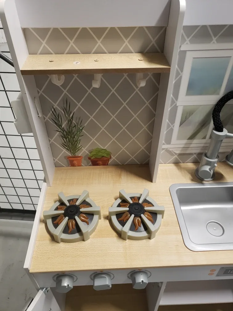 Play Kitchen Set –  White and Grey image indicator(2)