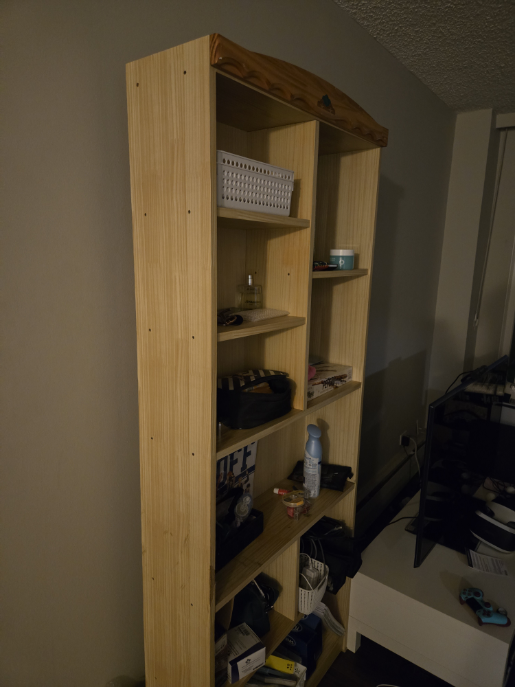 Tall Wooden Bookcase/Shelving Unit - photo 2