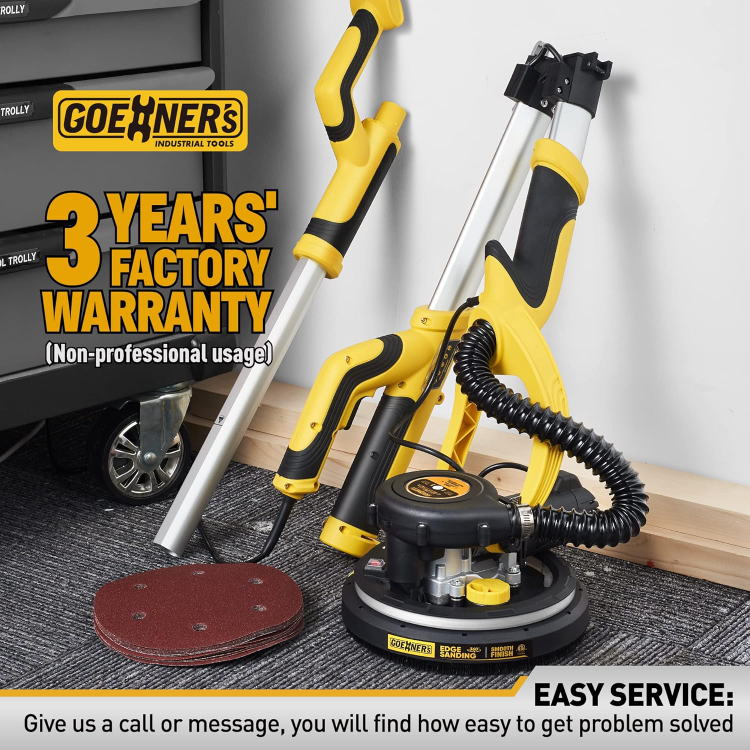 Powerful Electric Drywall Sander with Vacuum - photo 2