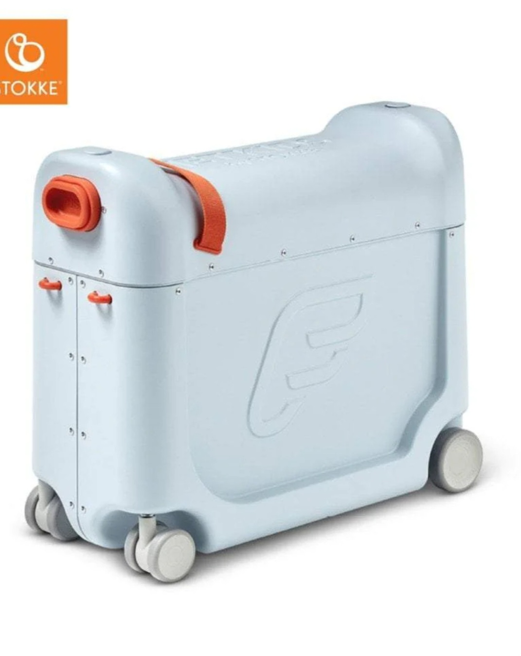 Stokke Jet Kids Bed Box Carry-on Suitcase - Light Blue