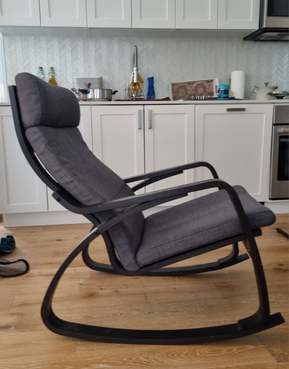 IKEA POÄNG Rocking Chair - Dark Grey - photo 3