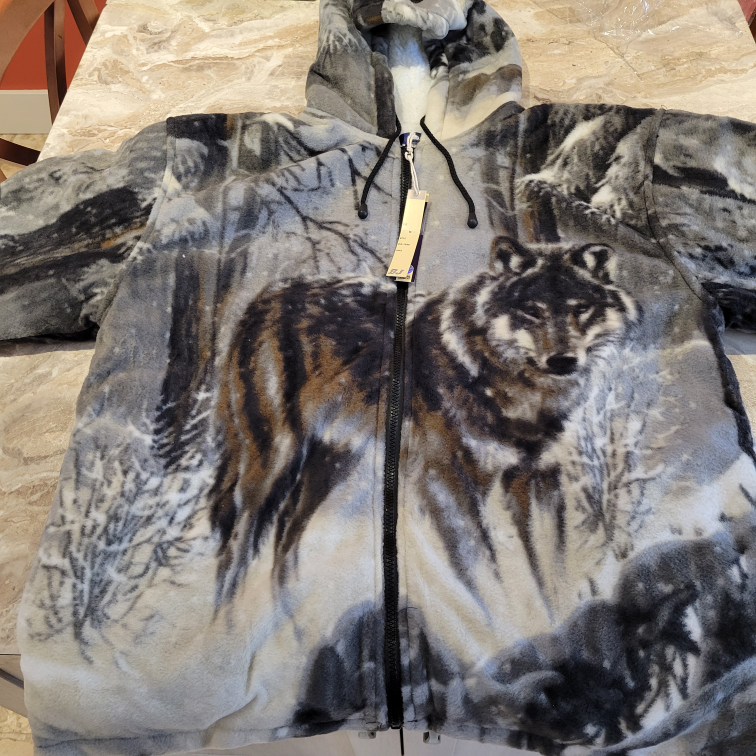 Boston men's wolf jacket