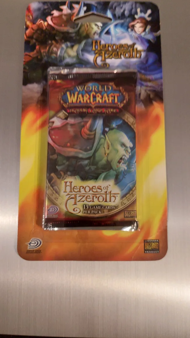 Sealed World of Warcraft Heroes of Azeroth Trading Cards image indicator(3)