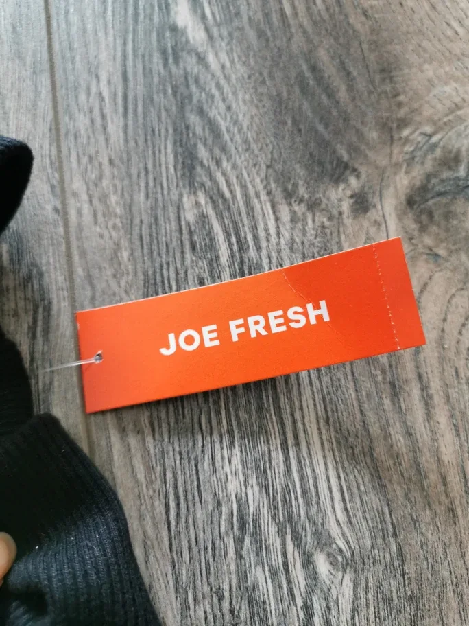 FINAL PRICE Joe Fresh Black Cropped Cardigan Sweater image indicator(3)