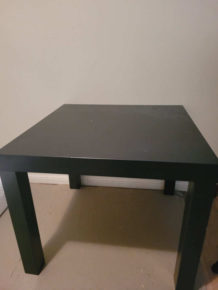 Black Square Coffee Table
