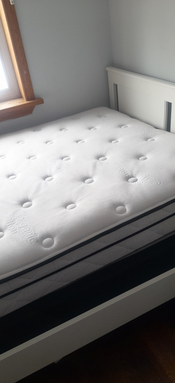 IKEA MALM Double Bed Frame with Mattress - photo 3