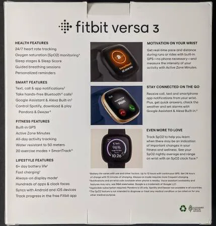 Fitbit Versa 3 Bundle (Brand New) image indicator(2)