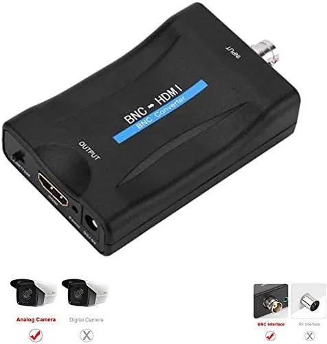 BNC - HDMI converter for analog camera image indicator(2)