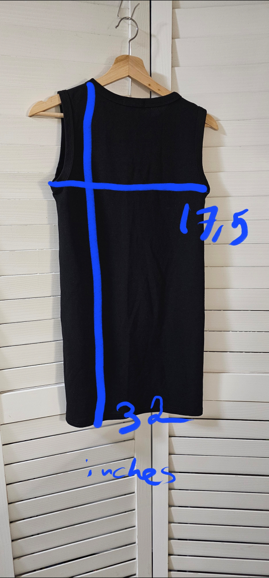 Antistar Black Sleeveless Mini Dress Size Small - photo 3