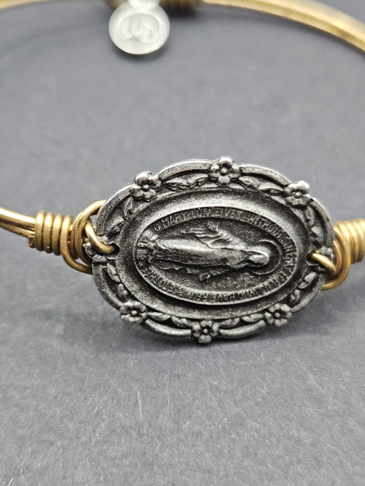 Miraculous Medal Wire Wrapped Bracelet - photo 2