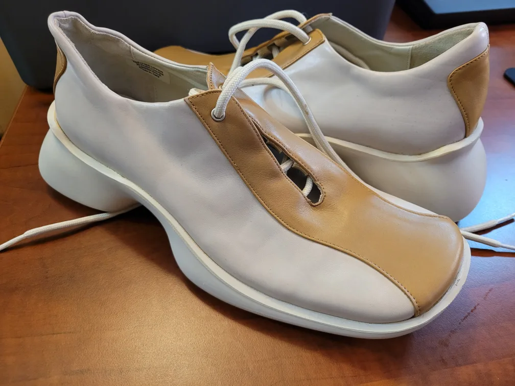 Stephane de Raucourt Women's Leather Platform Shoes Size 37 image indicator(2)