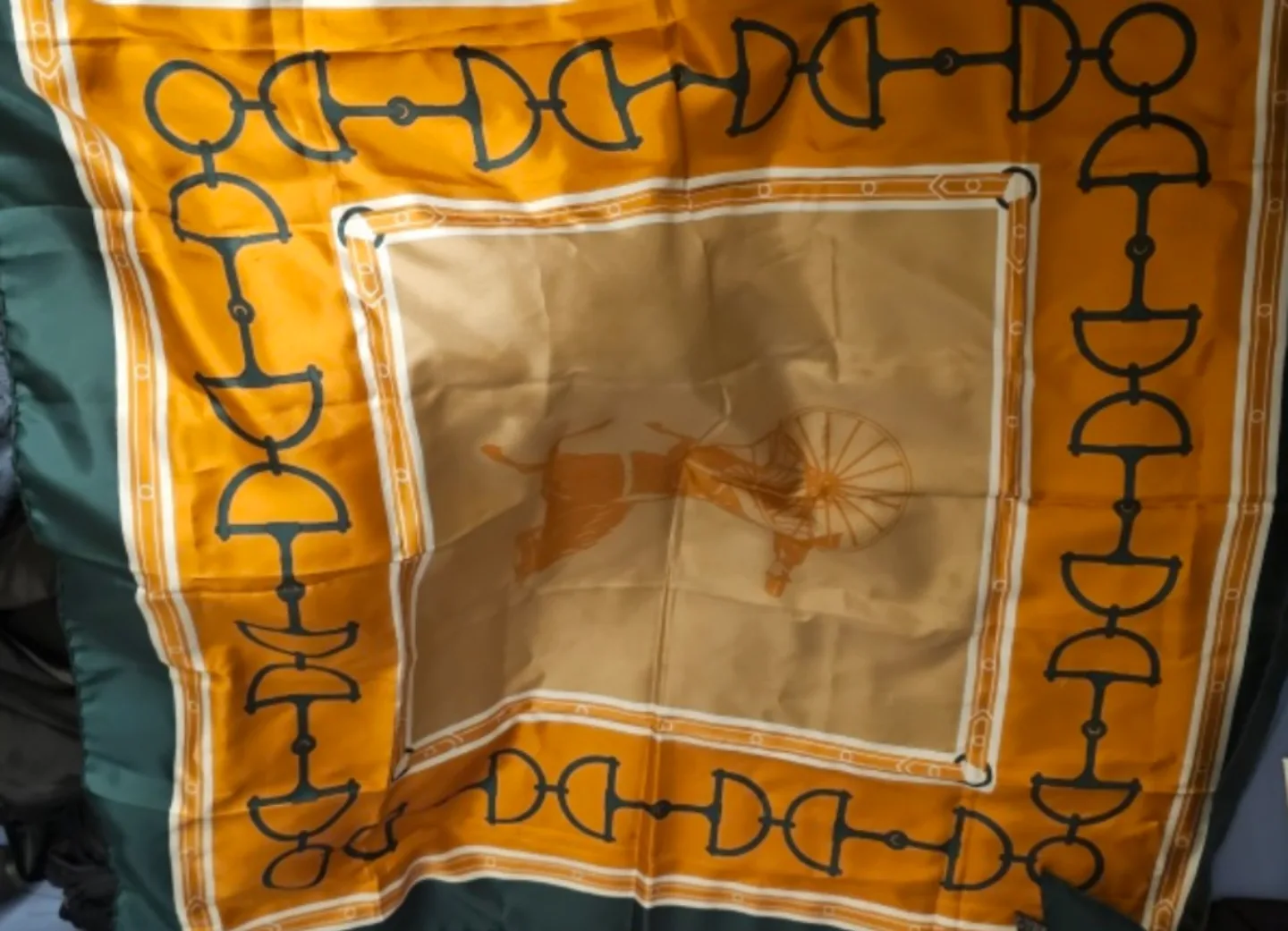 Vintage Celine 100% Silk Scarf Authentic image indicator(4)