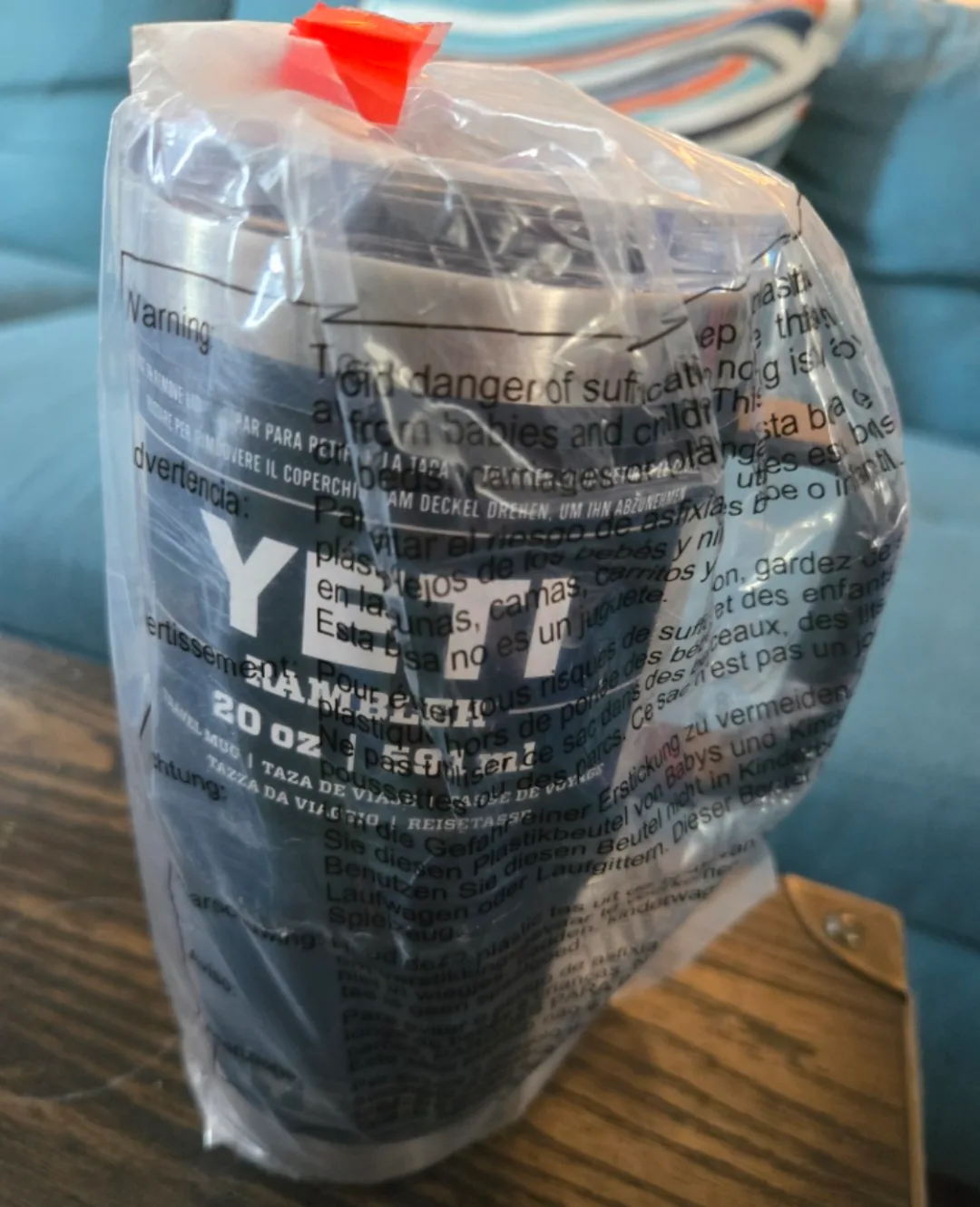 YETI Rambler 20 oz Tumbler - Navy thumbnail