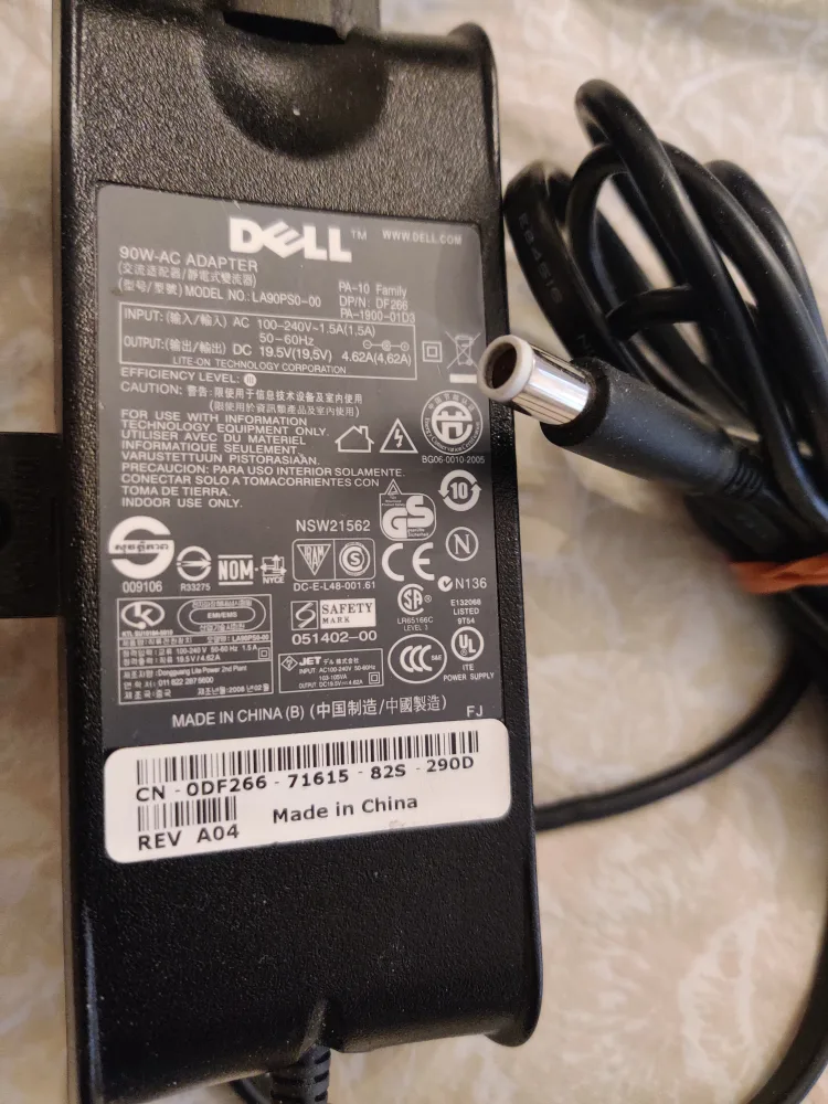 Dell 90W AC Adapter Laptop Power Supply image indicator(2)