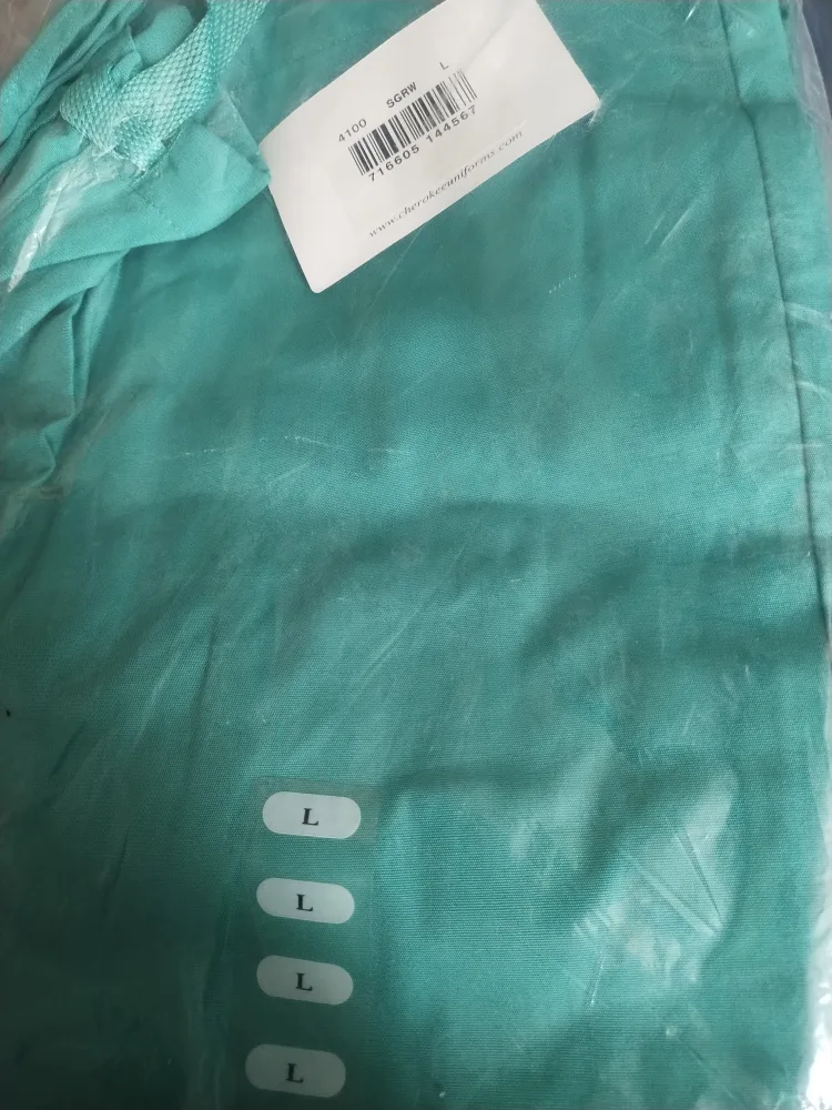 Cherokee Workwear Scrubs - Size Large - Teal image indicator(3)
