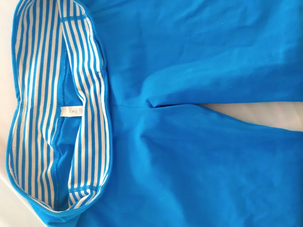 Lululemon Blue Cropped Leggings-10 image indicator(2)