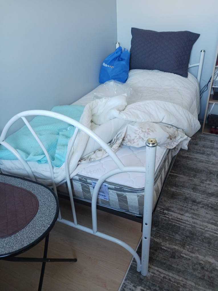 Single Bed Frame with Mattress