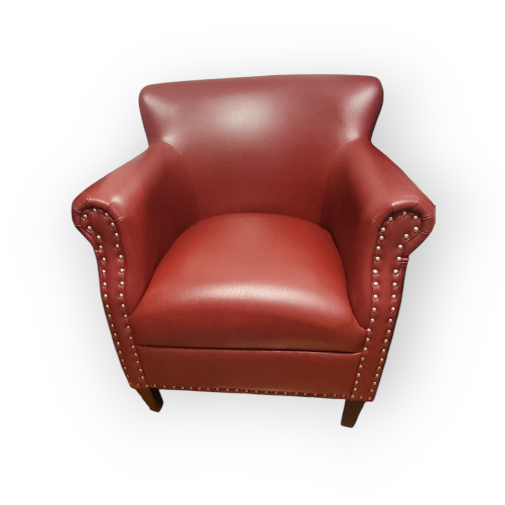 Bowery Hill Transitional Styled Faux Leather Club Chair🏈 - photo 2