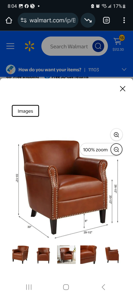 Bowery Hill Transitional Styled Faux Leather Club Chair🏈 - photo 3