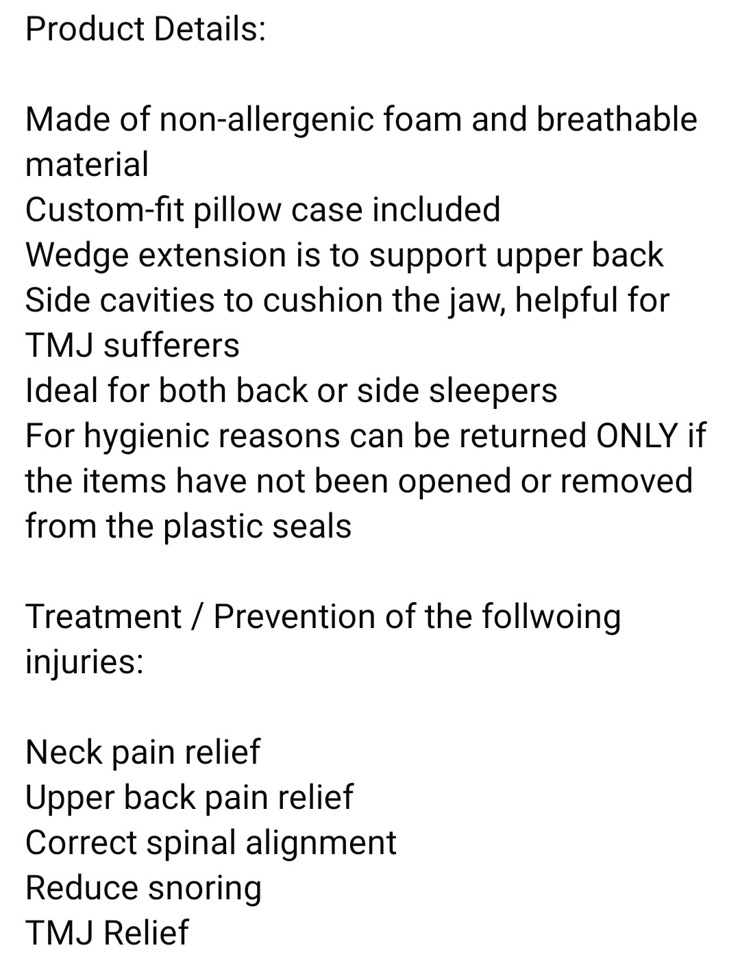 Therapeutica Cervical Sleeping Pillow - LARGE  Size - photo 3