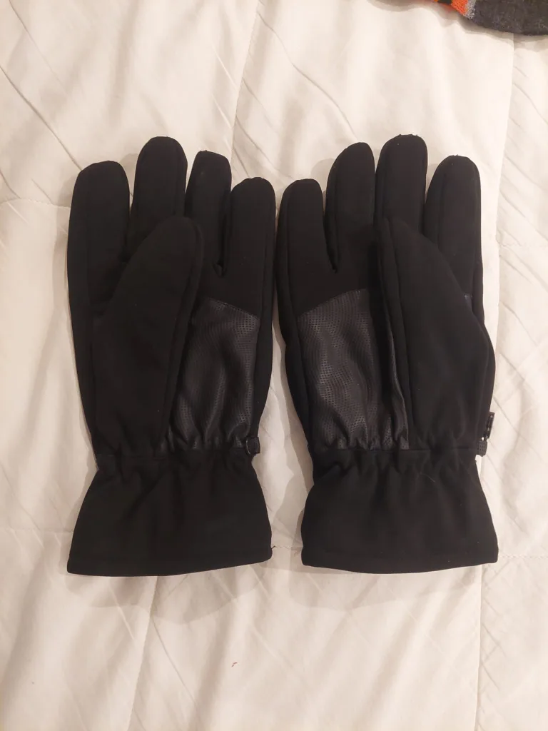 Champion Men's XL Black Fleece Gloves image indicator(2)