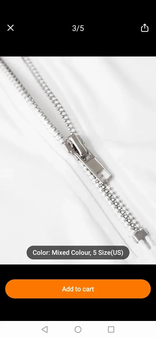 #freecyle Men's 3XL Abstract Print Zip-Up Polo Shirt image indicator(5)