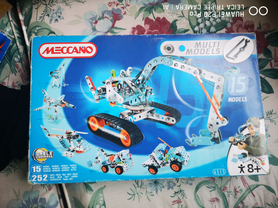 Meccano Multi Models 15 Models Construction Set & 2 Board Games