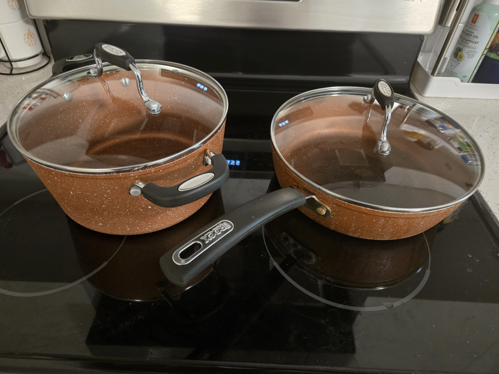 The Rock Cookware Set - 2 Pots with Lids #freecycle