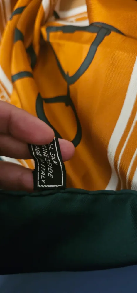 Vintage Celine 100% Silk Scarf Authentic image indicator(2)