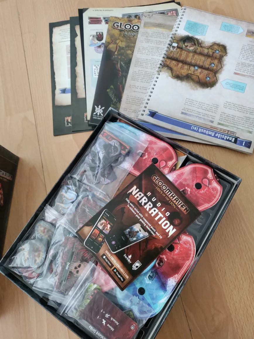 Gloomhaven: Jaws of The Lion Strategy Boxed Board Game image indicator(2)