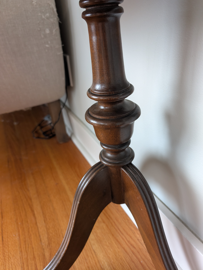 Vintage Half-Moon Console Table - photo 3