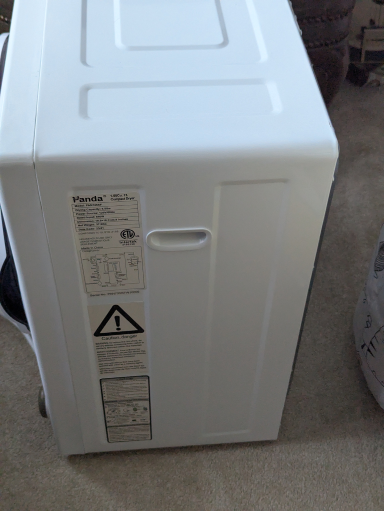 Panda 1.8Cu.Ft Compact Dryer - photo 2