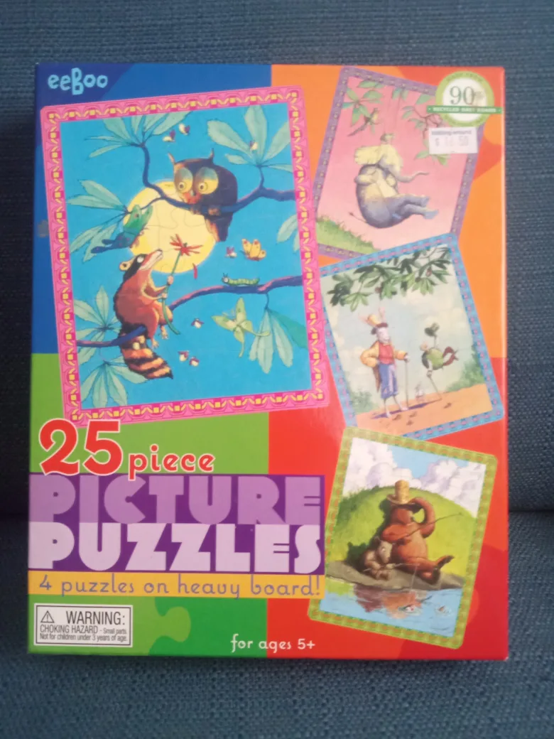 Eeboo 25-Piece Picture Puzzles for Ages 5+ 🏈 image indicator(2)