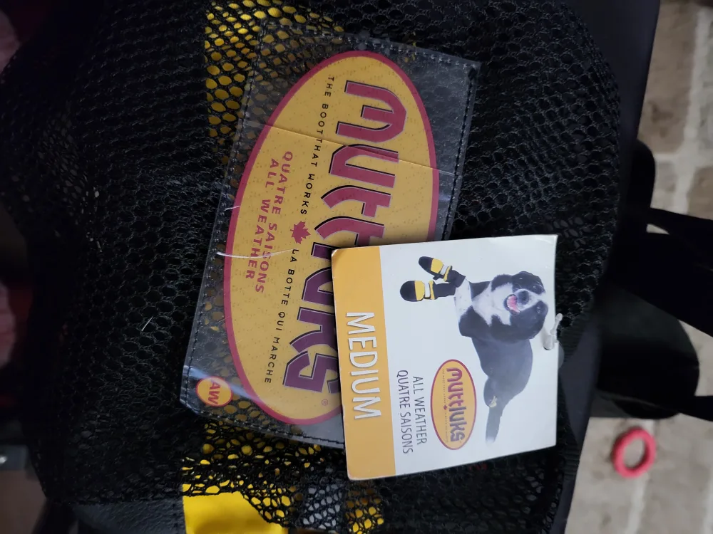 Mutluks Dog Boots - Size Medium - Red & Yellow image indicator(6)