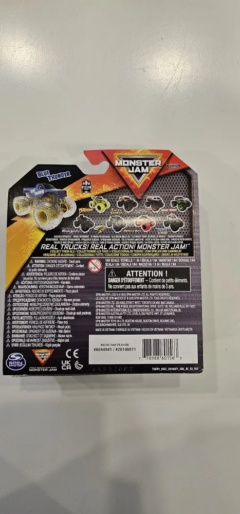 Monster Jam Blue Thunder 1:64 Scale Die-Cast Truck image indicator(2)