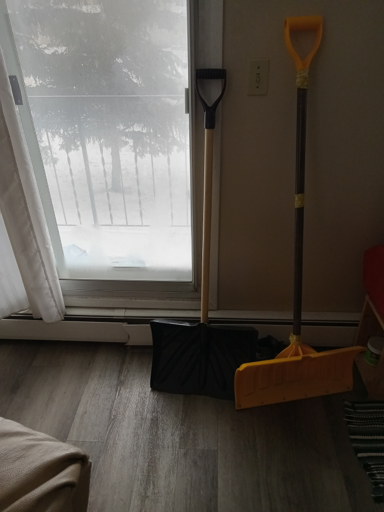 Two Snow Shovels