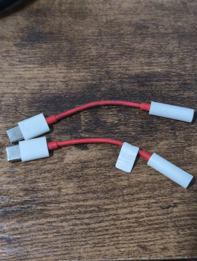 Two USB-C to 3.5mm headphone jack adapters thumbnail