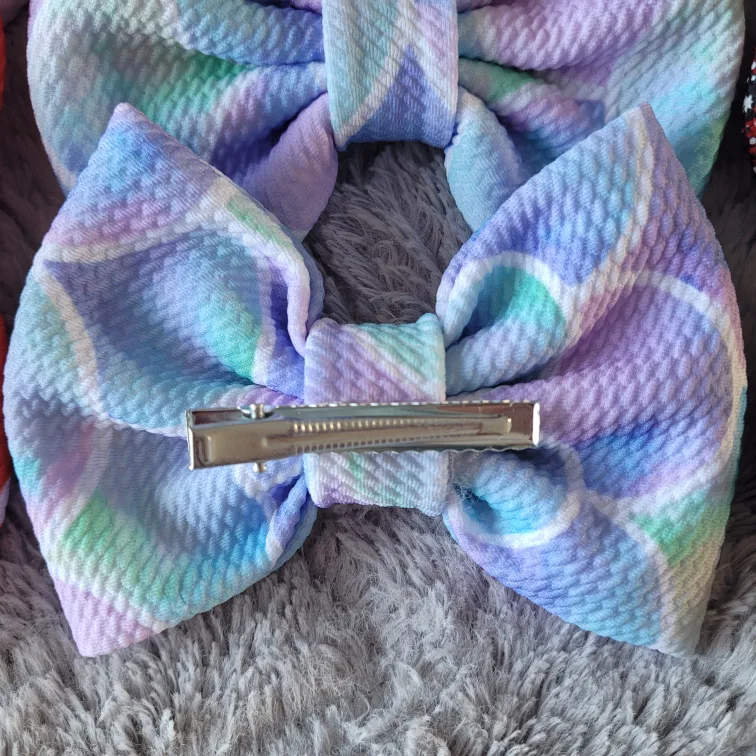 Hair Bows with Alligator Clips - 12cm (5") image indicator(3)