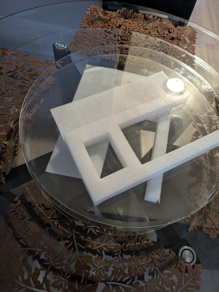 2 Side Table glass inserts
