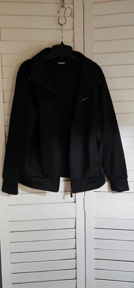 Nike Men's Black Zip-Up Jacket image indicator(4)