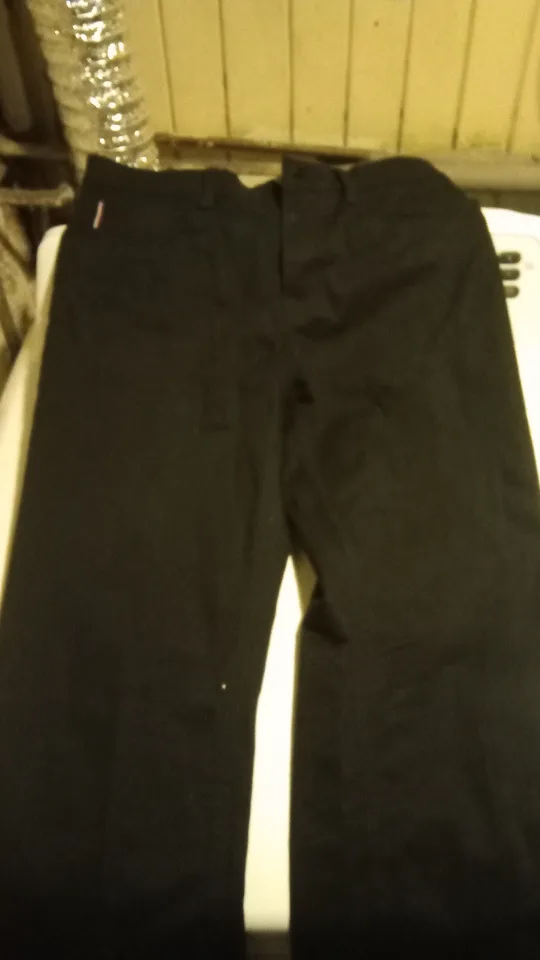 Tommy Hilfiger Men's Black Pants Size 30x32 image indicator(2)