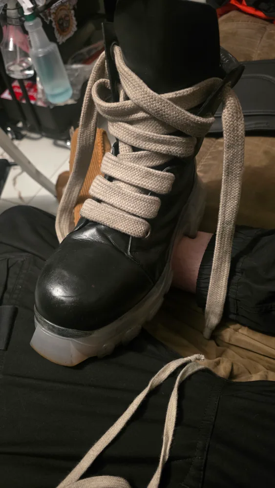 Rick Owens Tractor Sole Bozo Boots sz43 eqv image indicator(4)