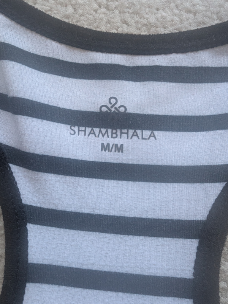 Shambhala Women's Striped Racerback Tank Top - Size M/M - photo 2