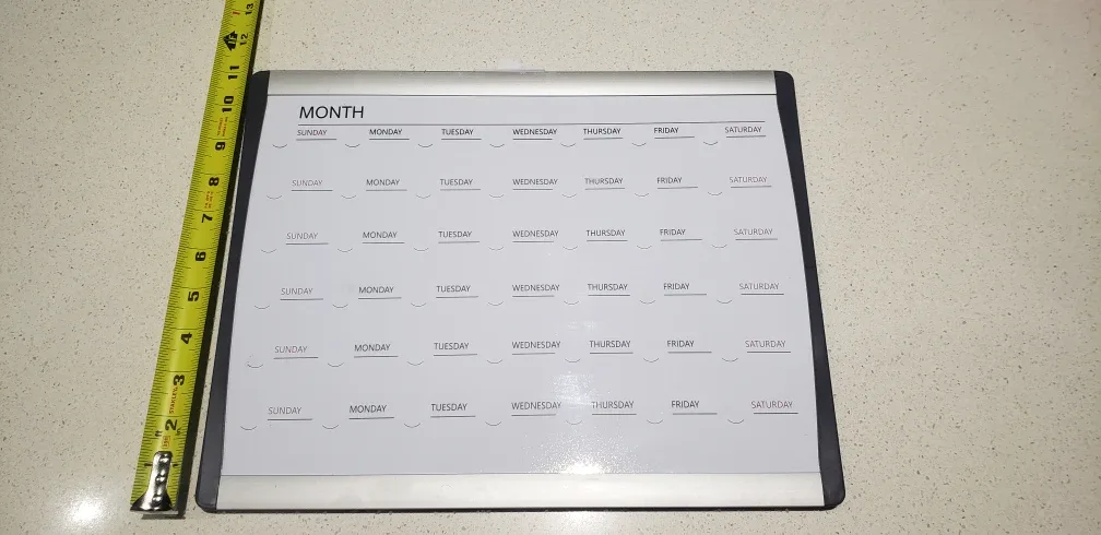 Dry-Erase Monthly Calendar image indicator(2)